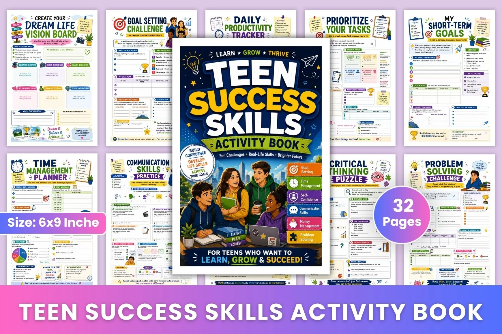 Teen Success Skills Activity Book