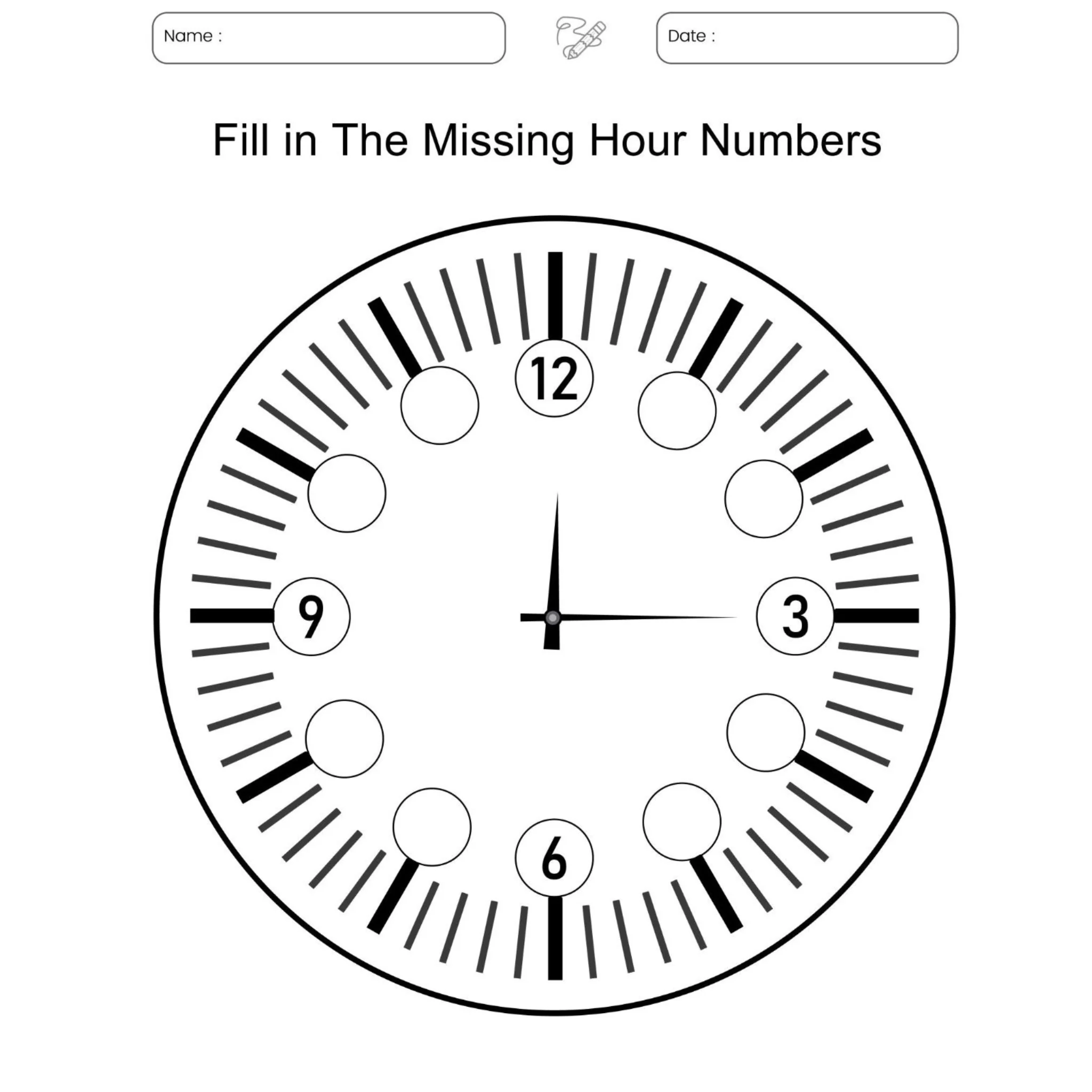 Telling Time Worksheets 120 Page Workbook - Image 2