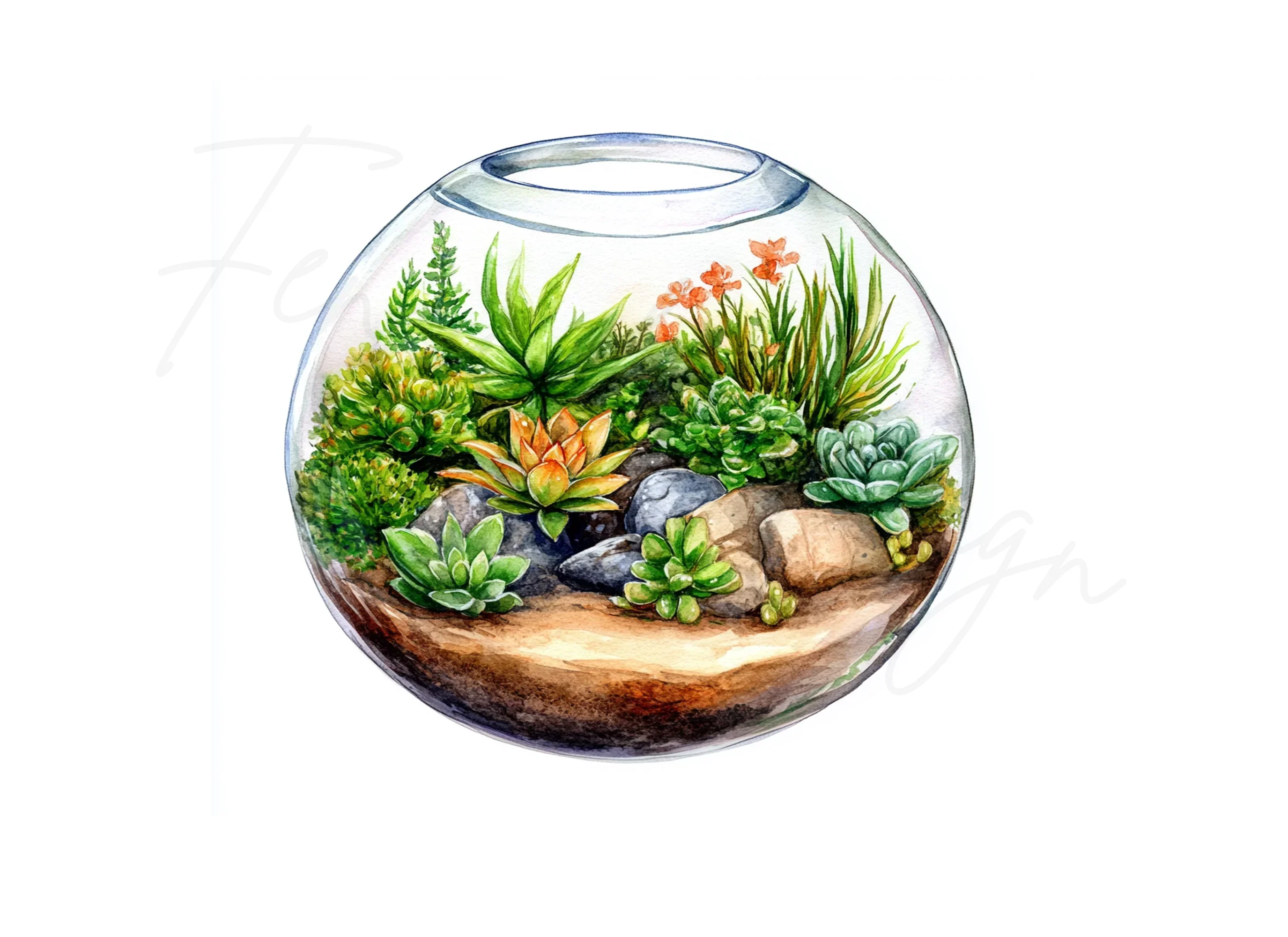 Terrarium Clipart Bundle - Image 3