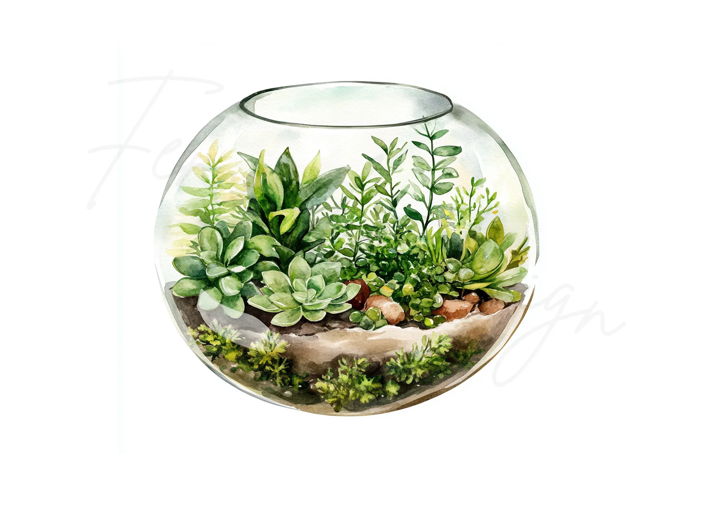 Terrarium Clipart Bundle - Image 2