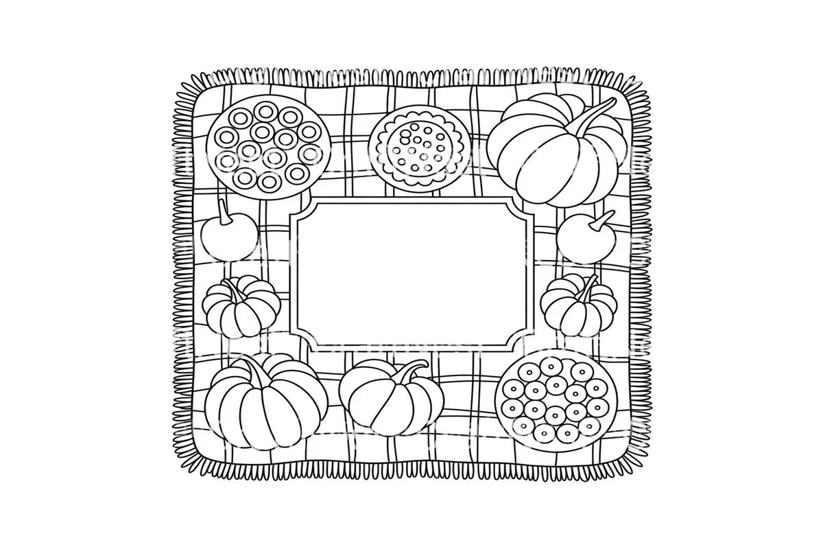 Thanksgiving Feast Coloring Books - Image 3