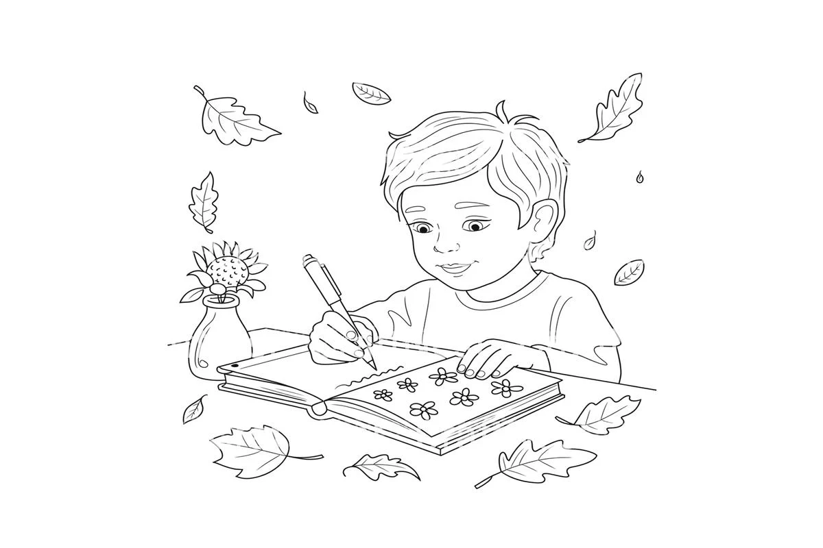 Thanksgiving Kids Fun Coloring Books - Image 3