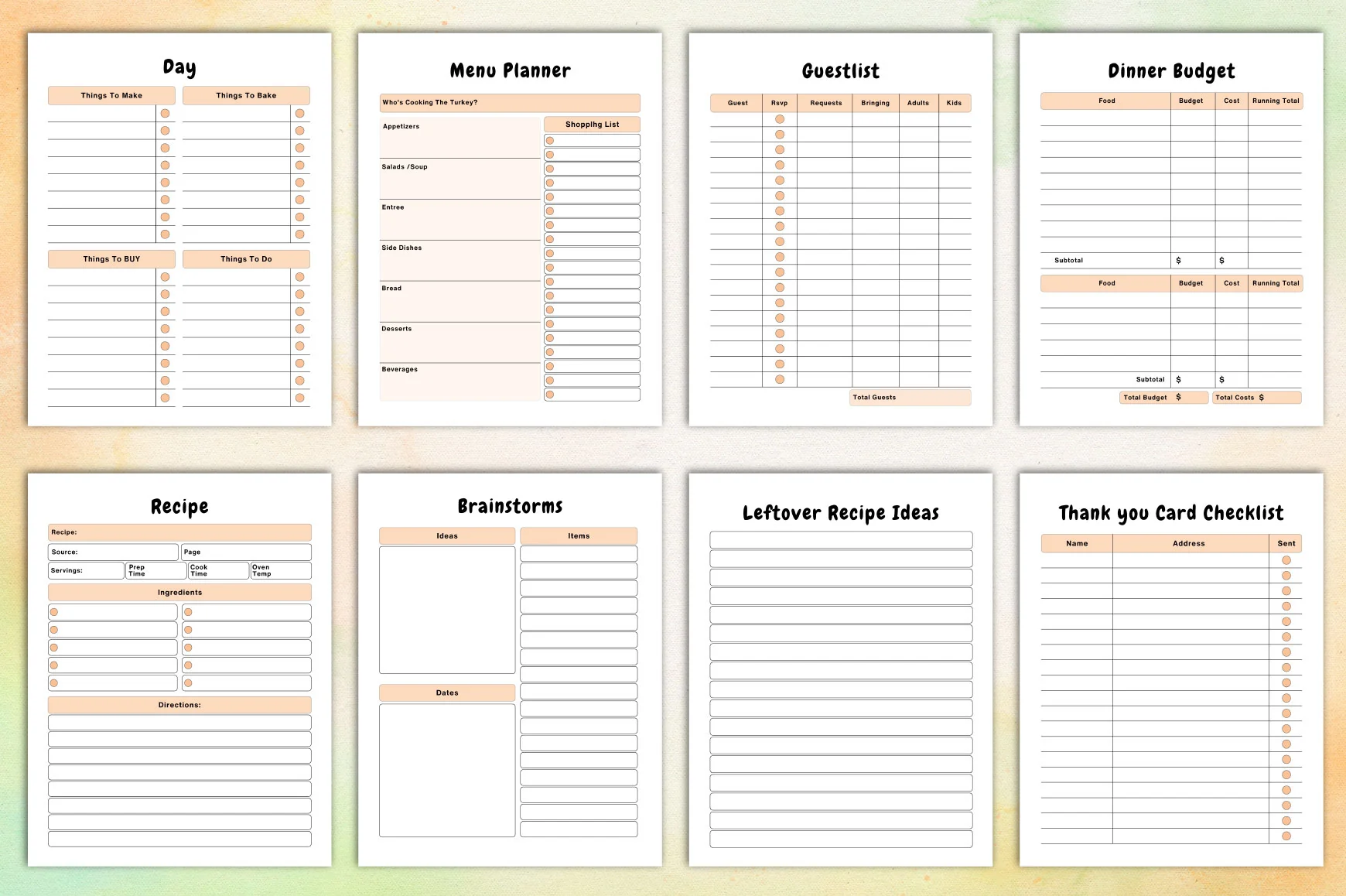 Thanksgiving Planner Guide - Image 3