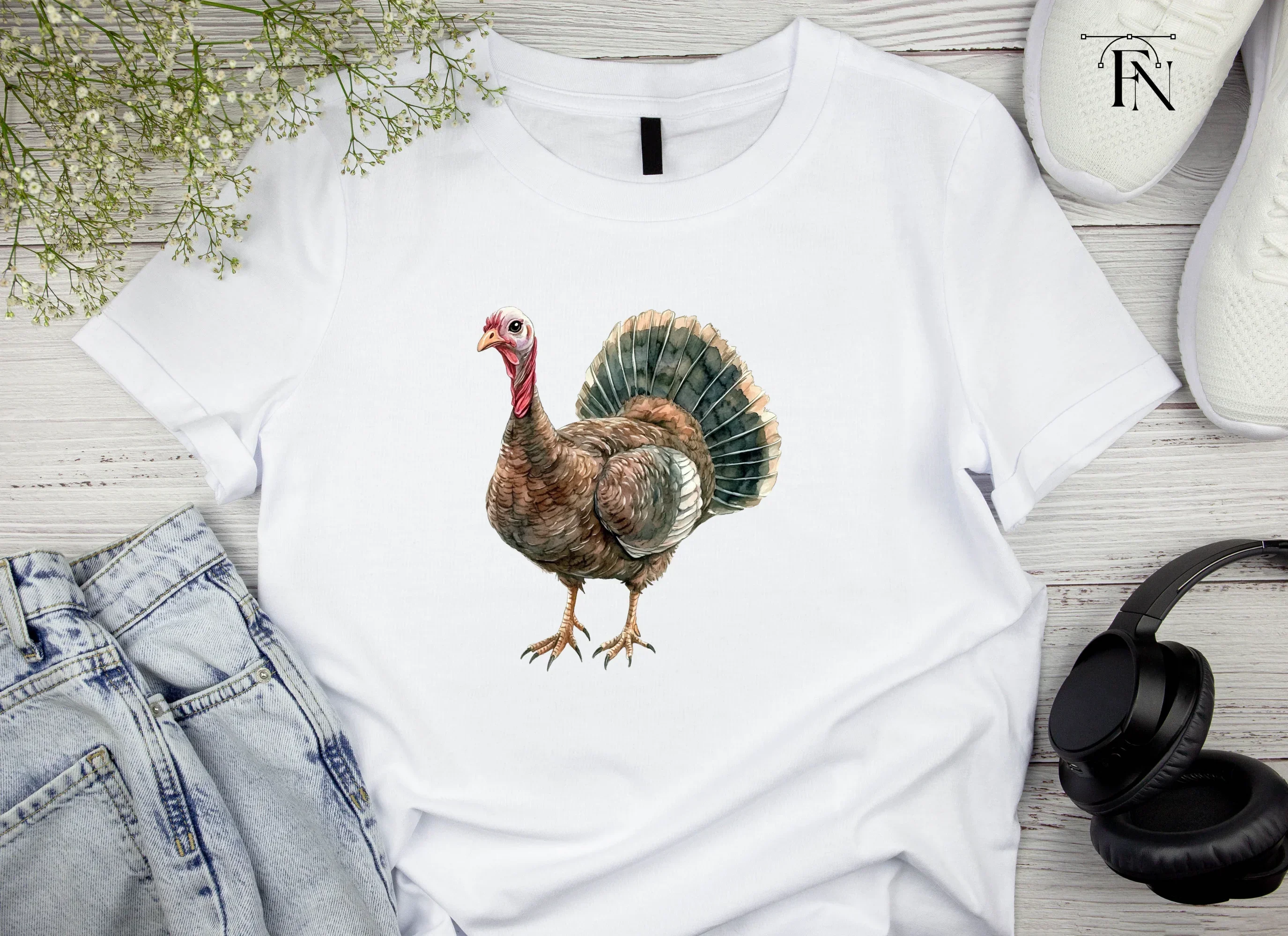 Thanksgiving Turkey Clipart Bundle - Image 4