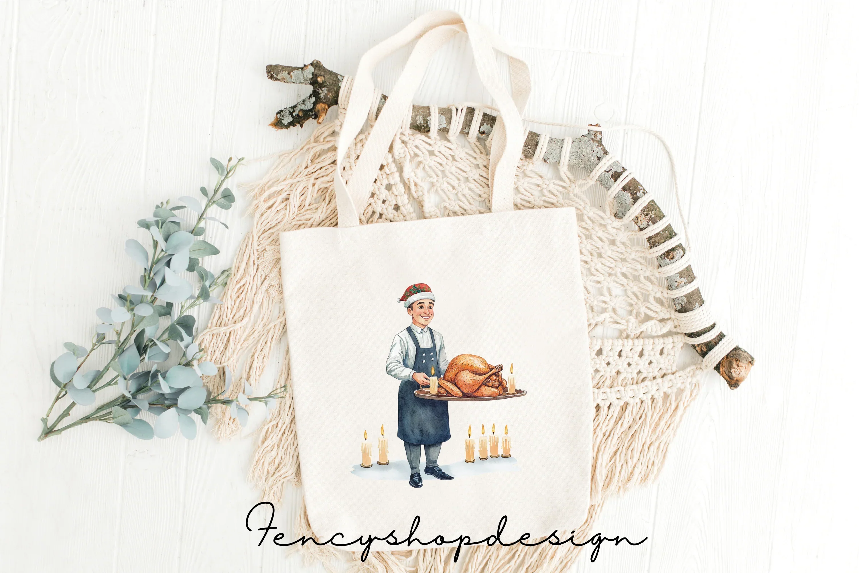 Thanksgiving Turkey Dinner Clipart Bundle - Image 8