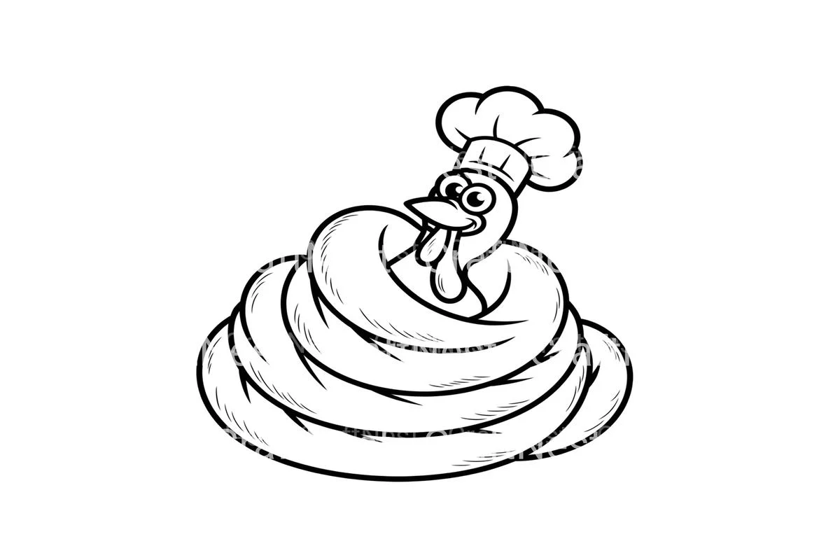 Thanksgiving Turkey Roll Coloring Books - Image 4