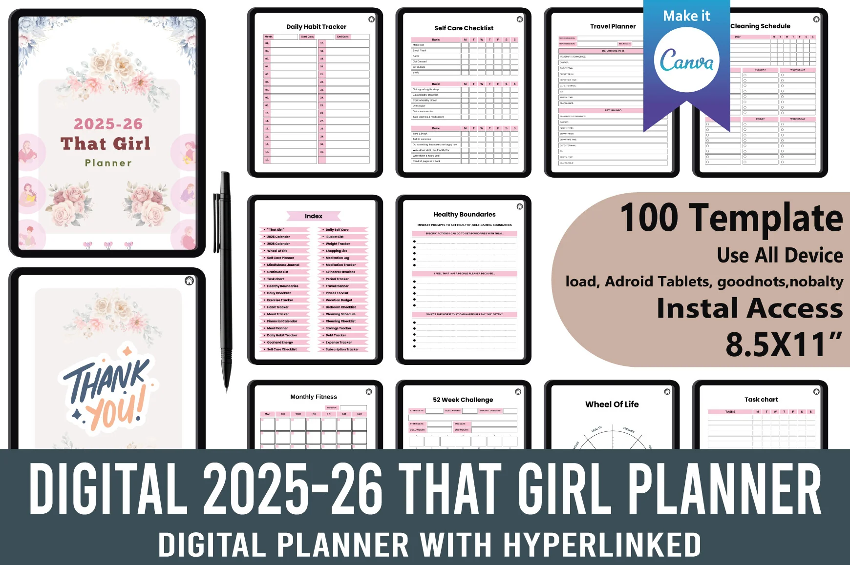 That Girl Planner - Stylish & Functional Organizer