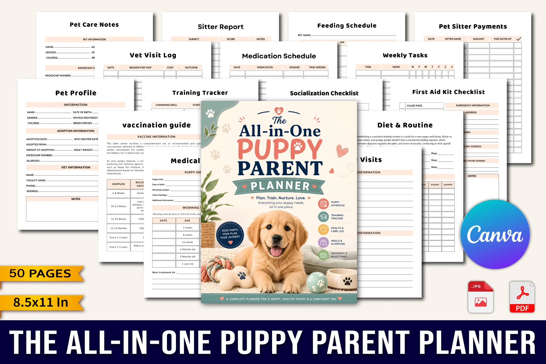 The All In One Puppy Parent Planner