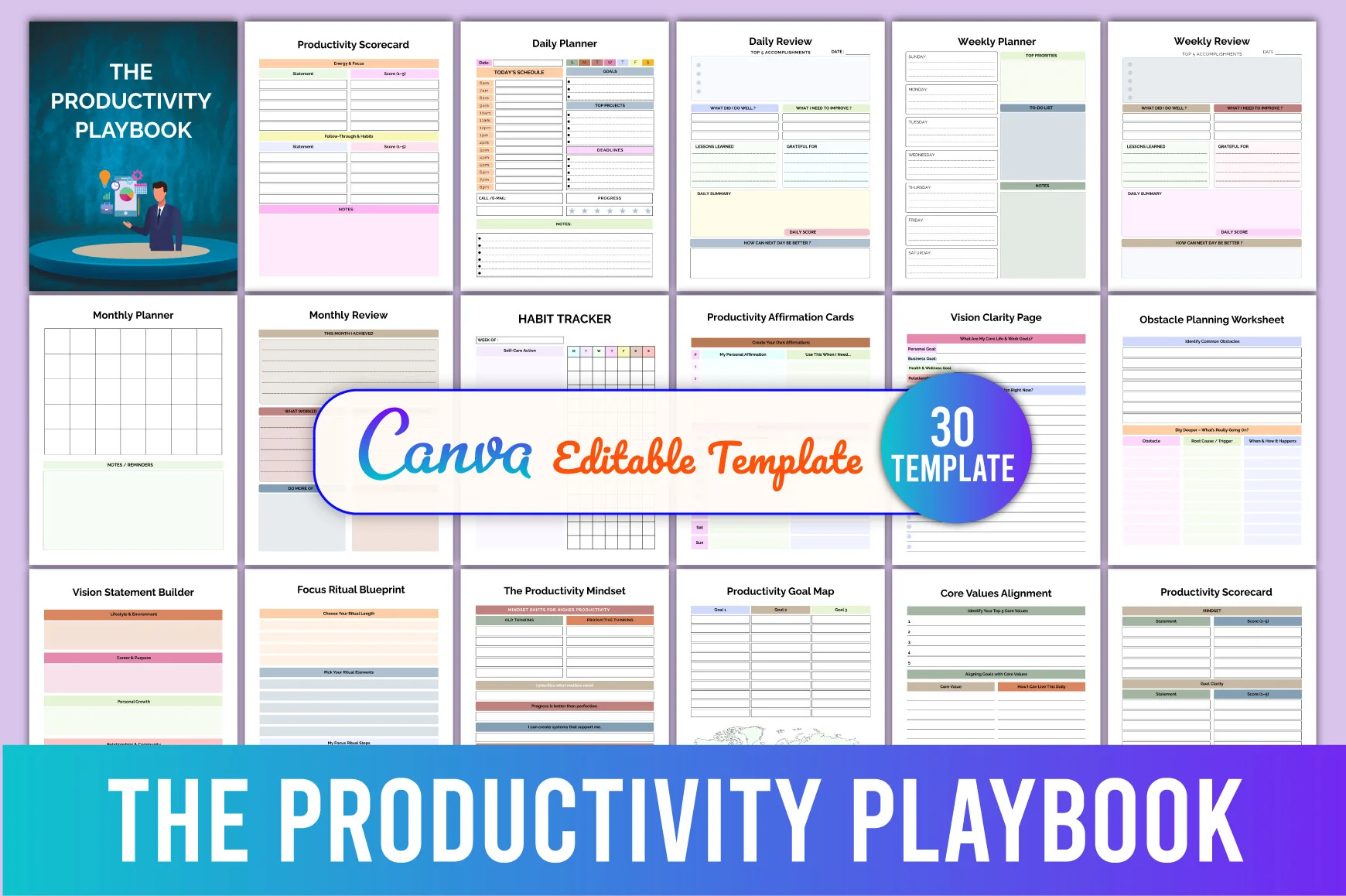 The Productivity Playbook Planner