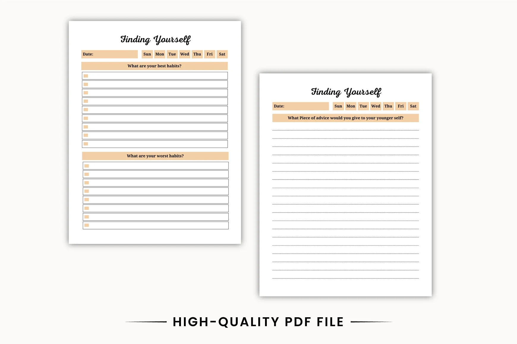 The Self Discovery Growth Journal Planner - Image 3