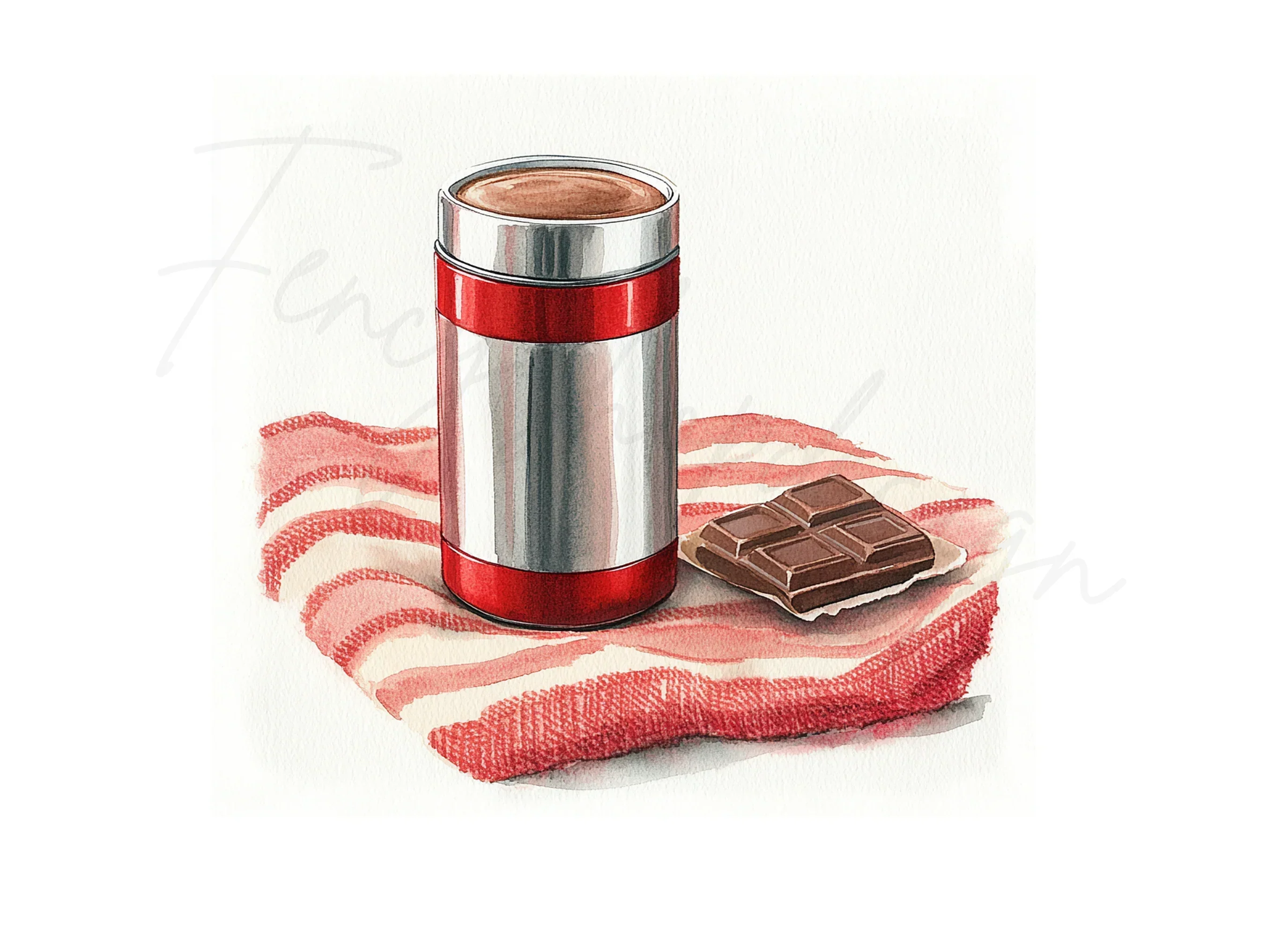 Thermos Hot Chocolate Bar Clipart Bundle - Image 2