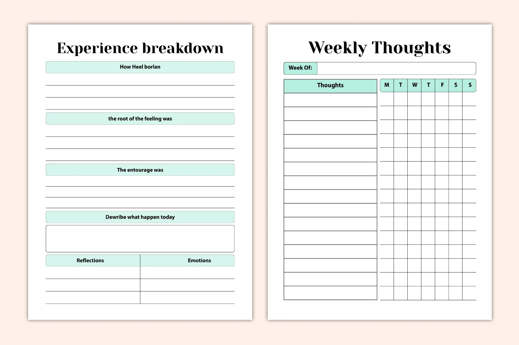 Thought Processing Mental Clarity Journal - Image 2