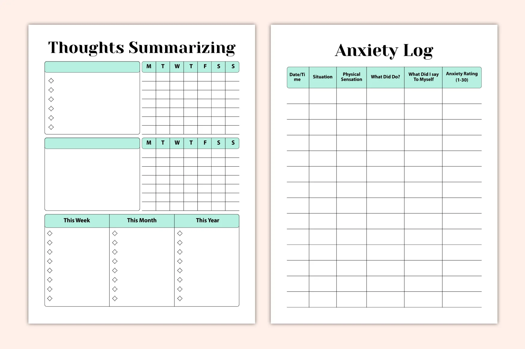 Thought Processing Mental Clarity Journal - Image 3