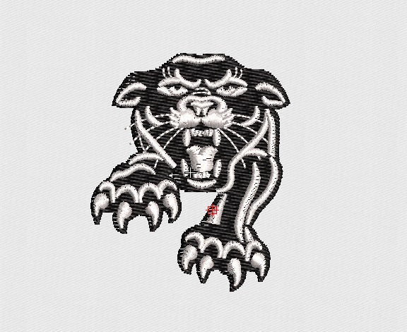 Tiger Embroidery Design