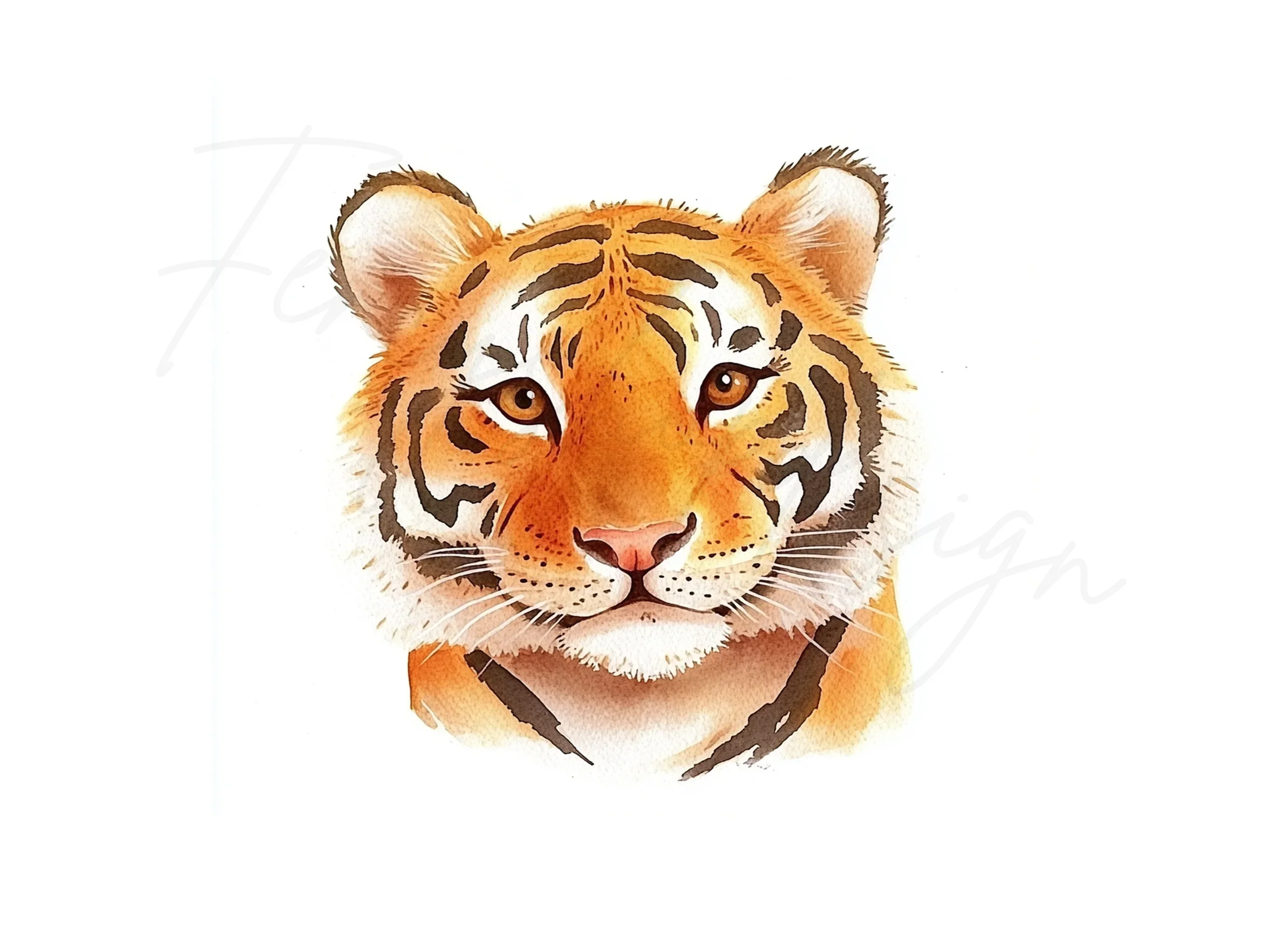 Tiger Head Clipart Bundle - Image 2