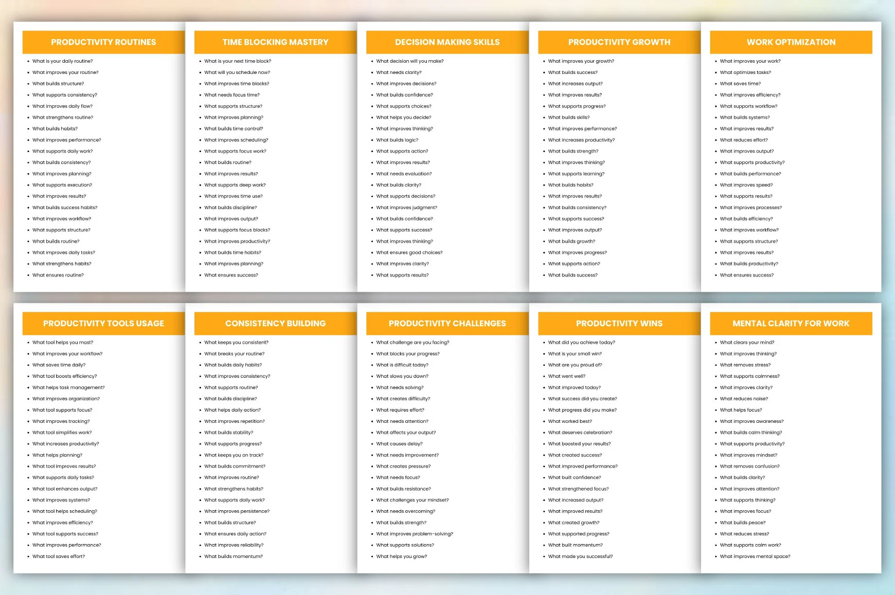 To Boost Productivity Prompts - Image 2