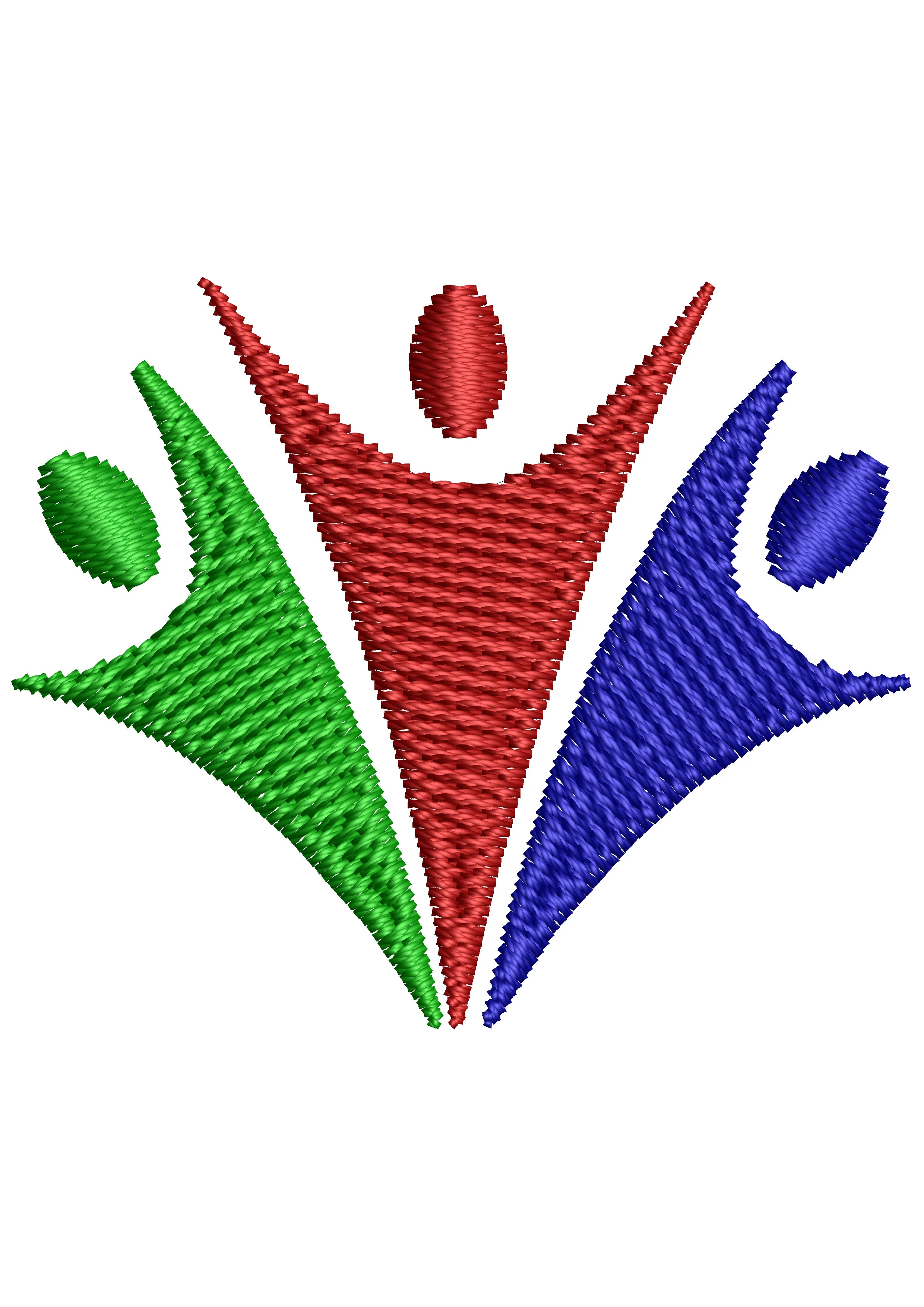Together Grow Embroidery Design