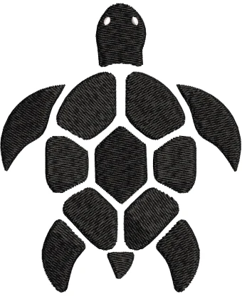 Tortoise Embroidery Design
