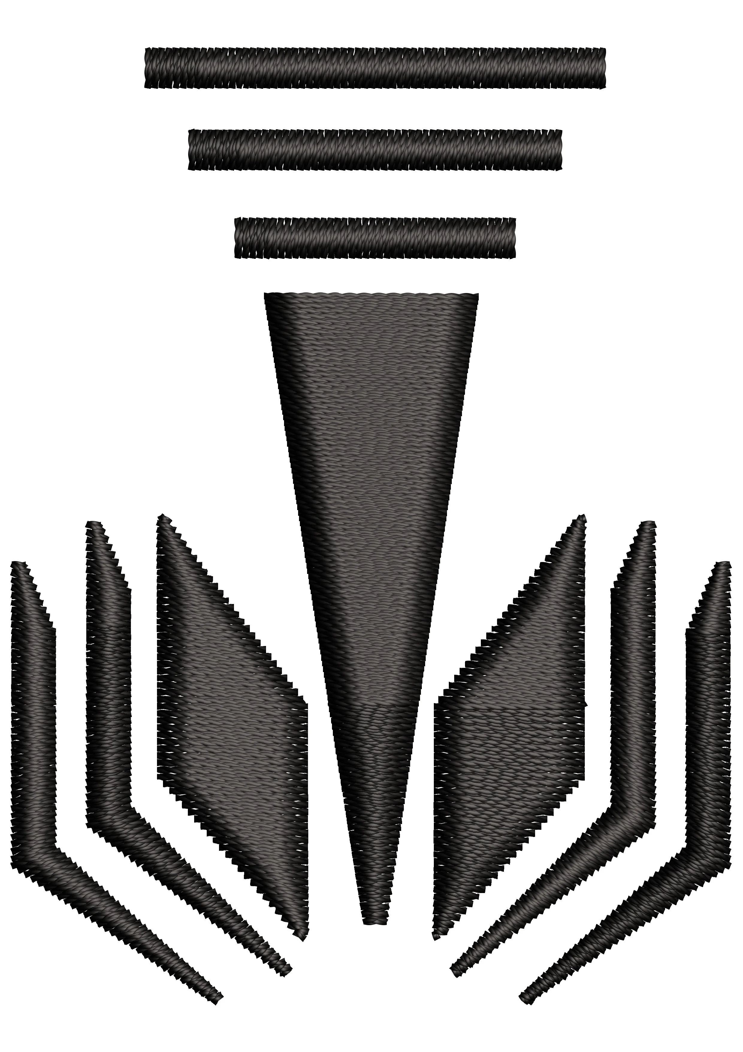Tower Book Embroidery Design