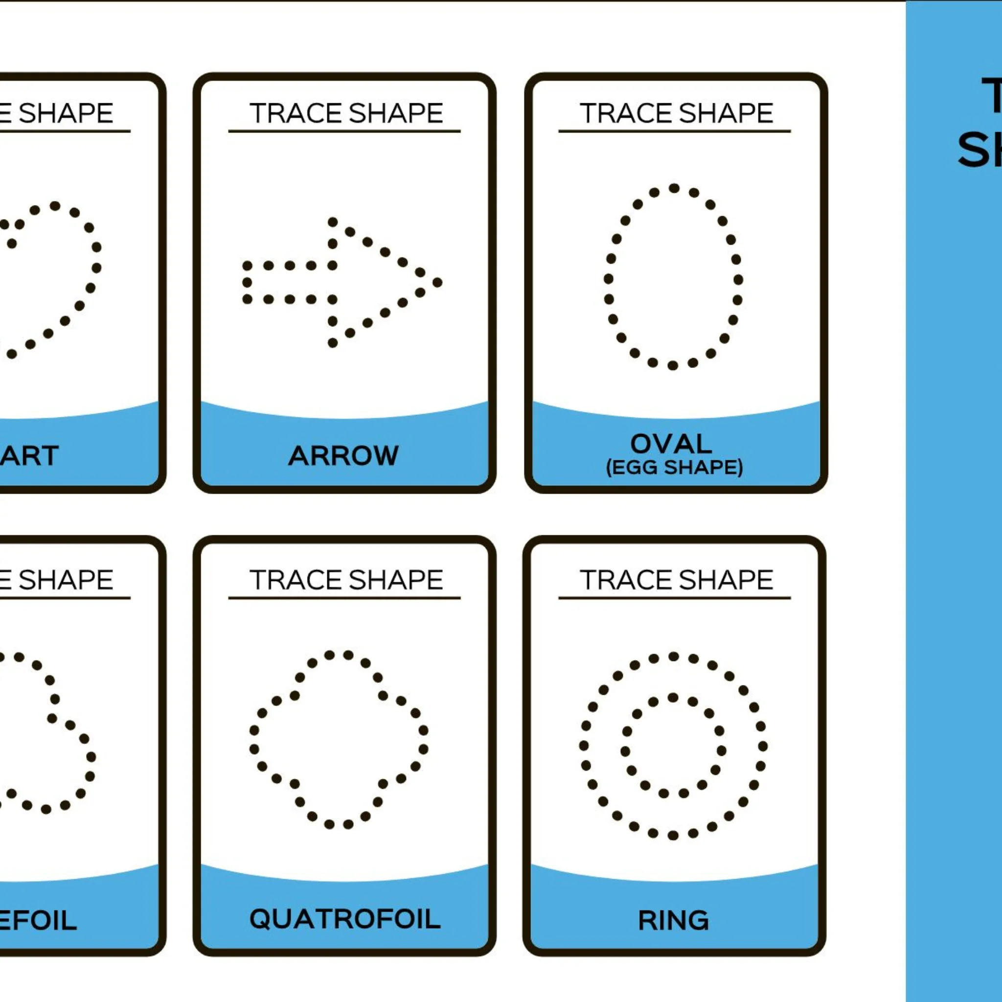 Trace Shapes Flashcards - Image 3