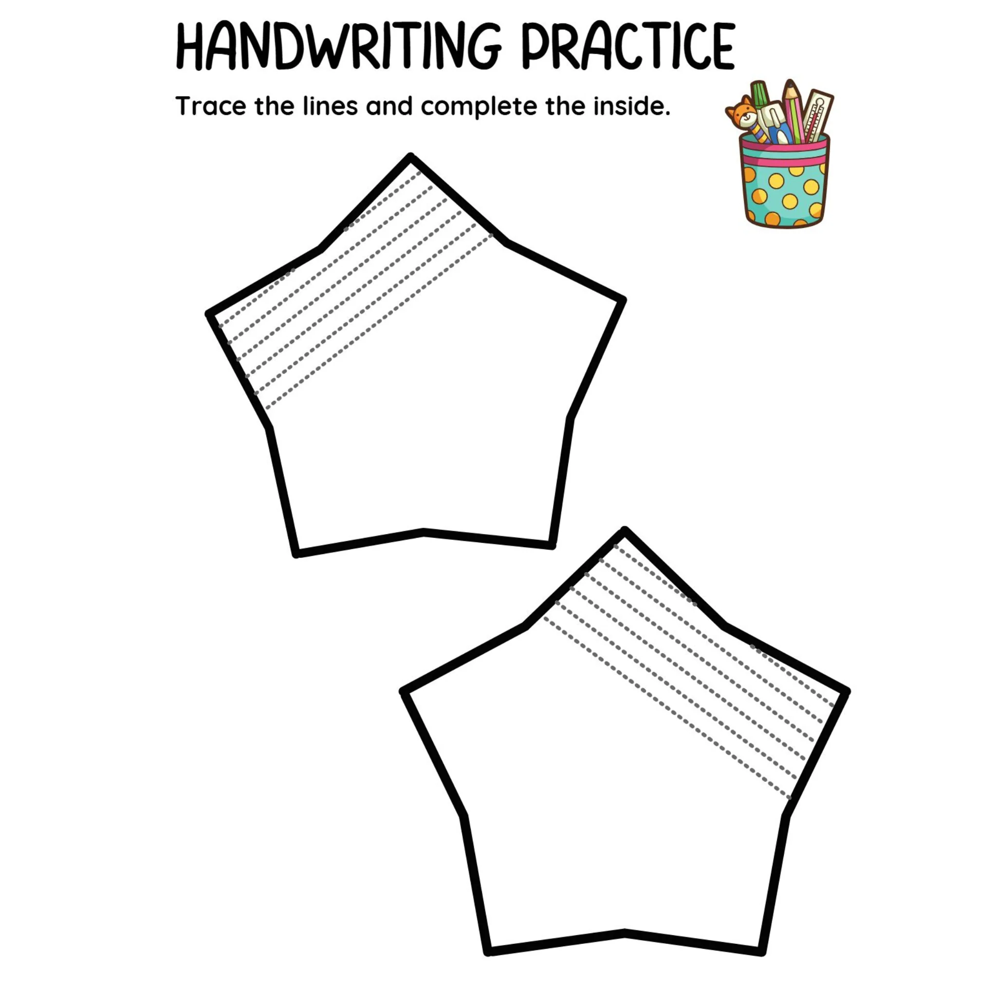 Trace the Lines Complete the Picture Workbook - Image 2