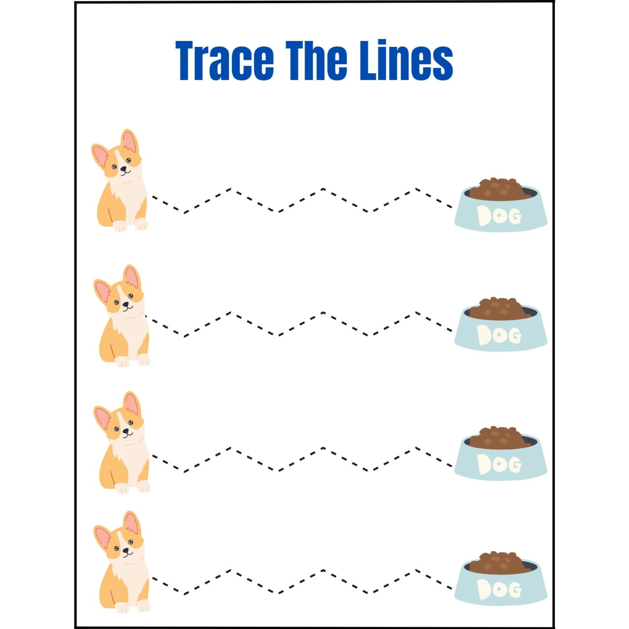 Trace the Lines Fine Motor Practice - Image 2