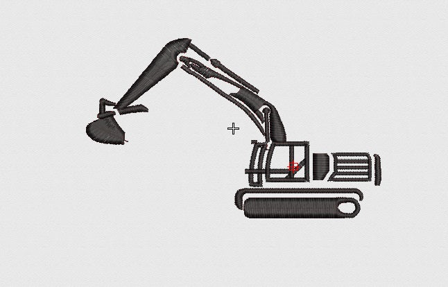 Tractor Embroidery Design