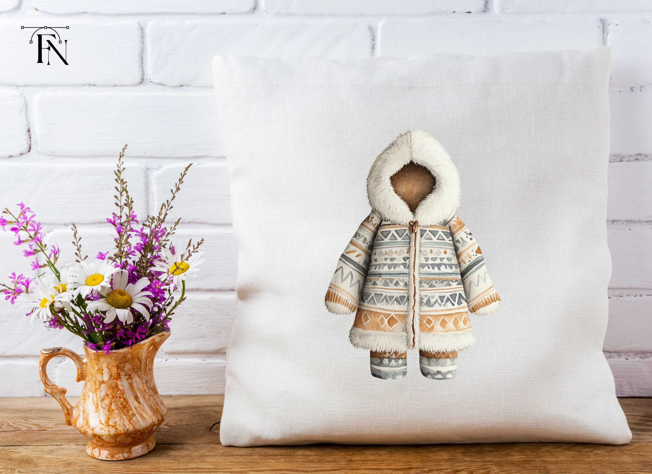Traditional Inuit Clothing Clipart Bundle - Image 5