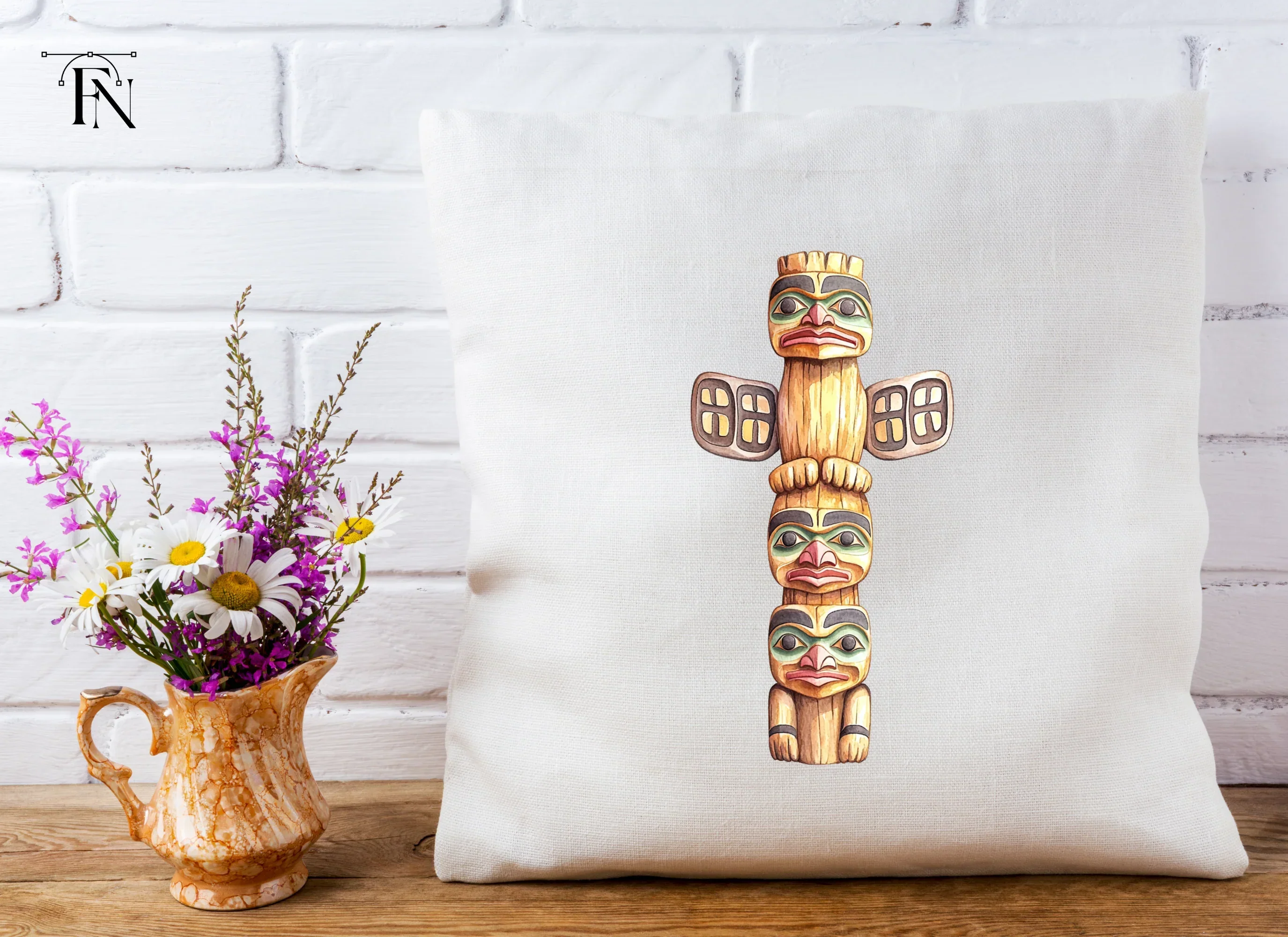 Traditional Totem Pole Clipart Bundle - Image 5