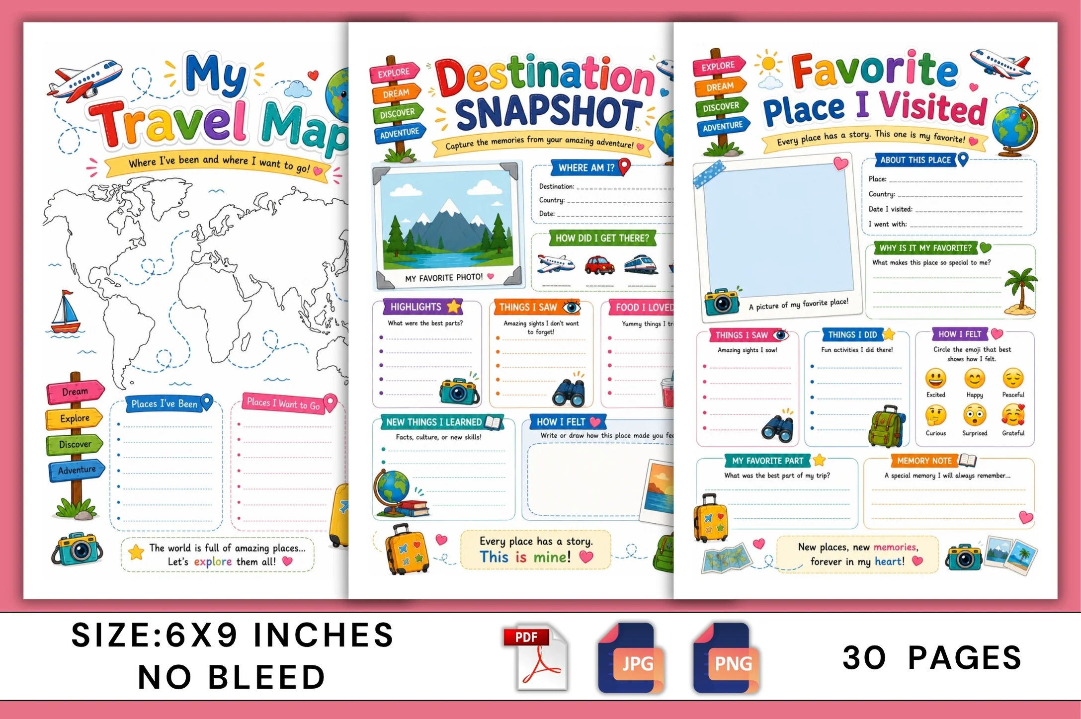Travel Activity For Kids Journal - Image 4