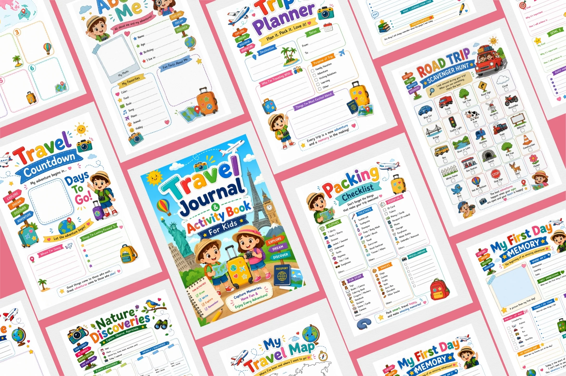 Travel Activity For Kids Journal - Image 6