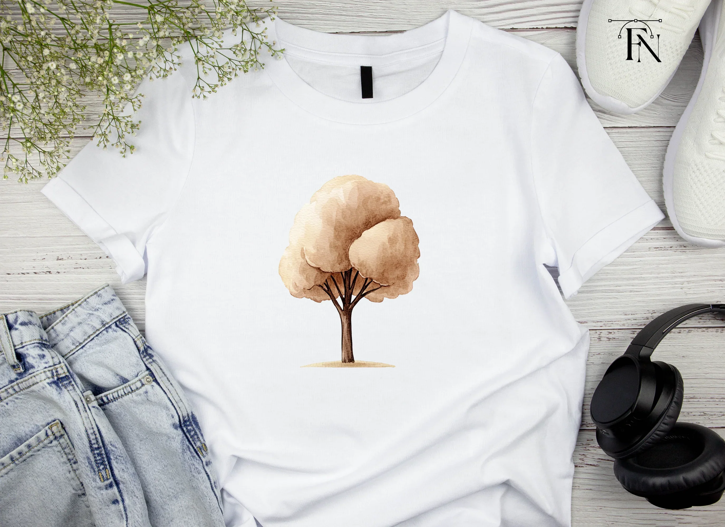 Tree Brown Tones Clipart Bundle - Image 4
