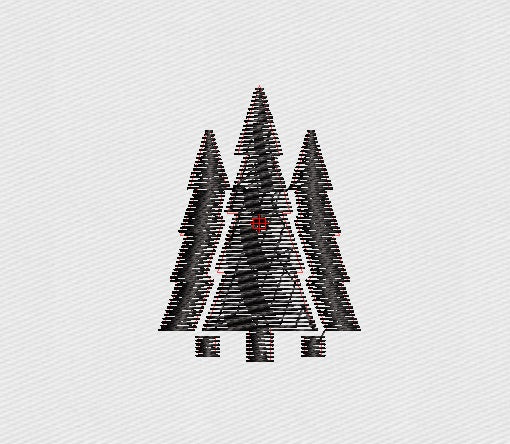 Tree Embroidery Design
