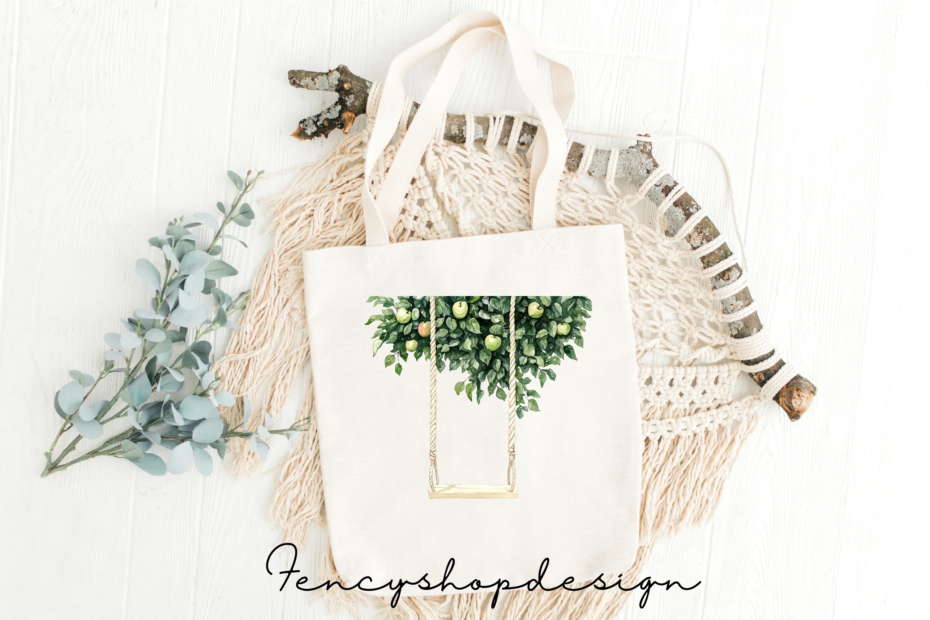 Tree Swings Clipart Bundle - Image 2