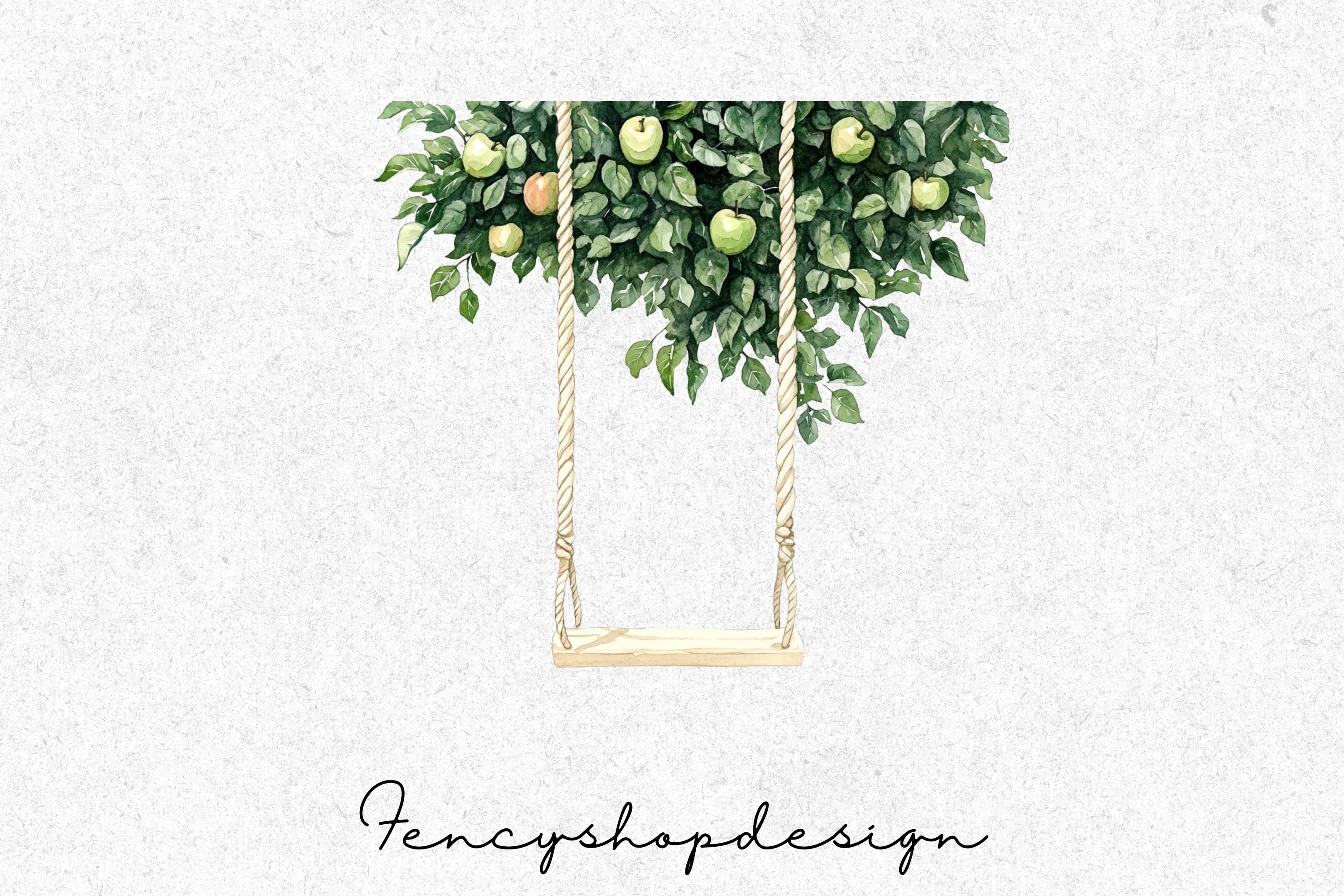 Tree Swings Clipart Bundle - Image 7