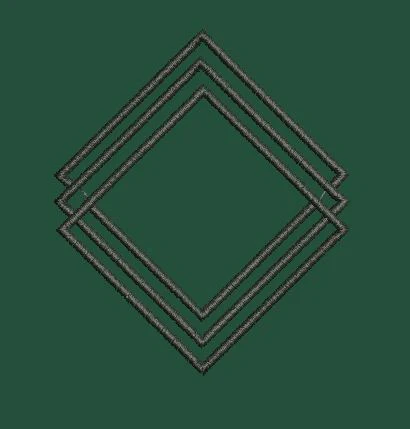 Triple Diamond Frame Embroidery Design