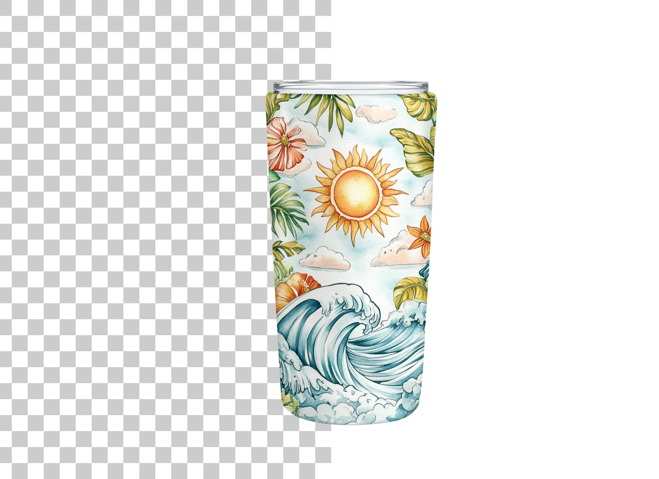 Tropical Summer Can Clipart Bundle - Image 6