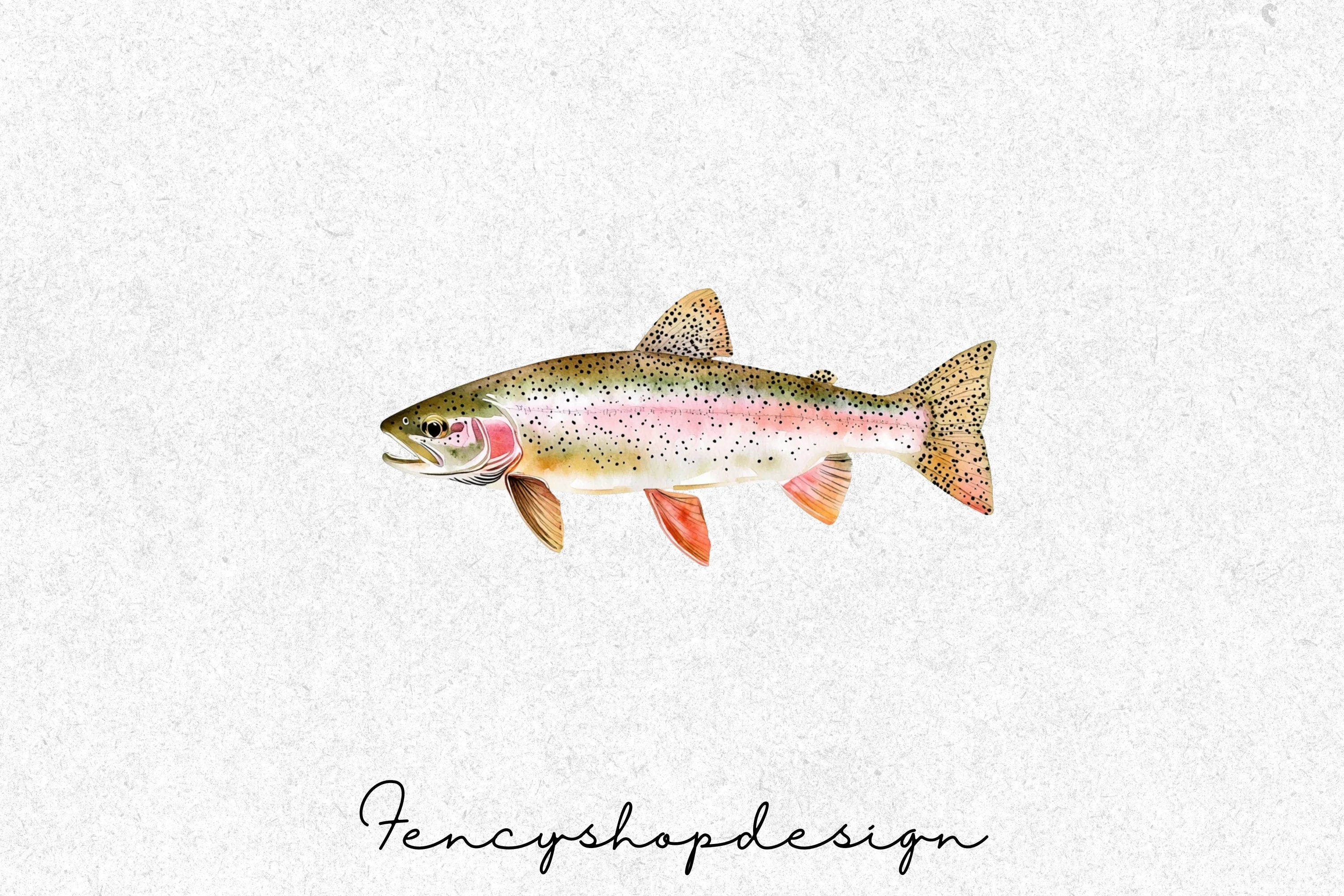 Trout Fish Clipart Bundle - Image 3