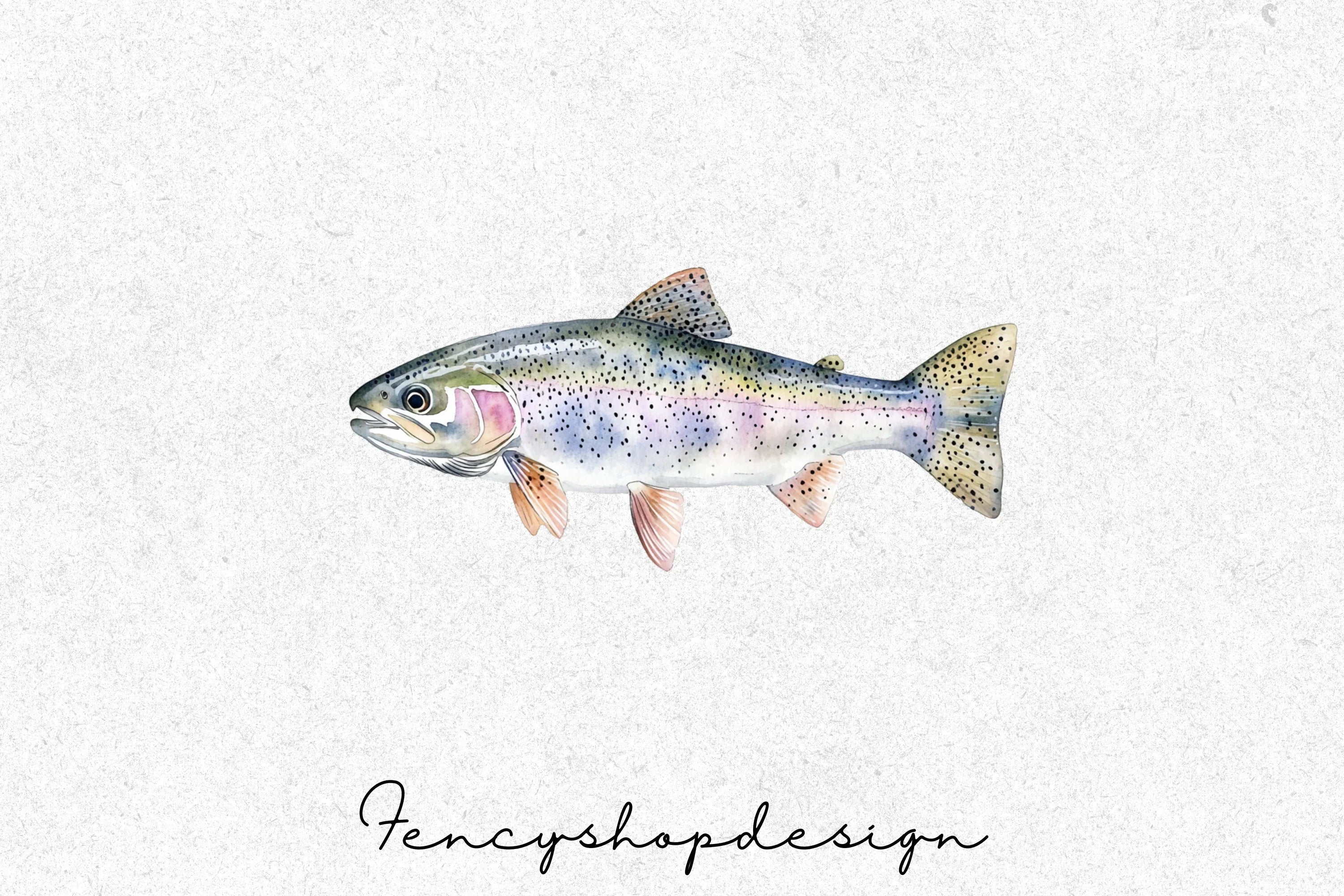 Trout Fish Clipart Bundle - Image 4