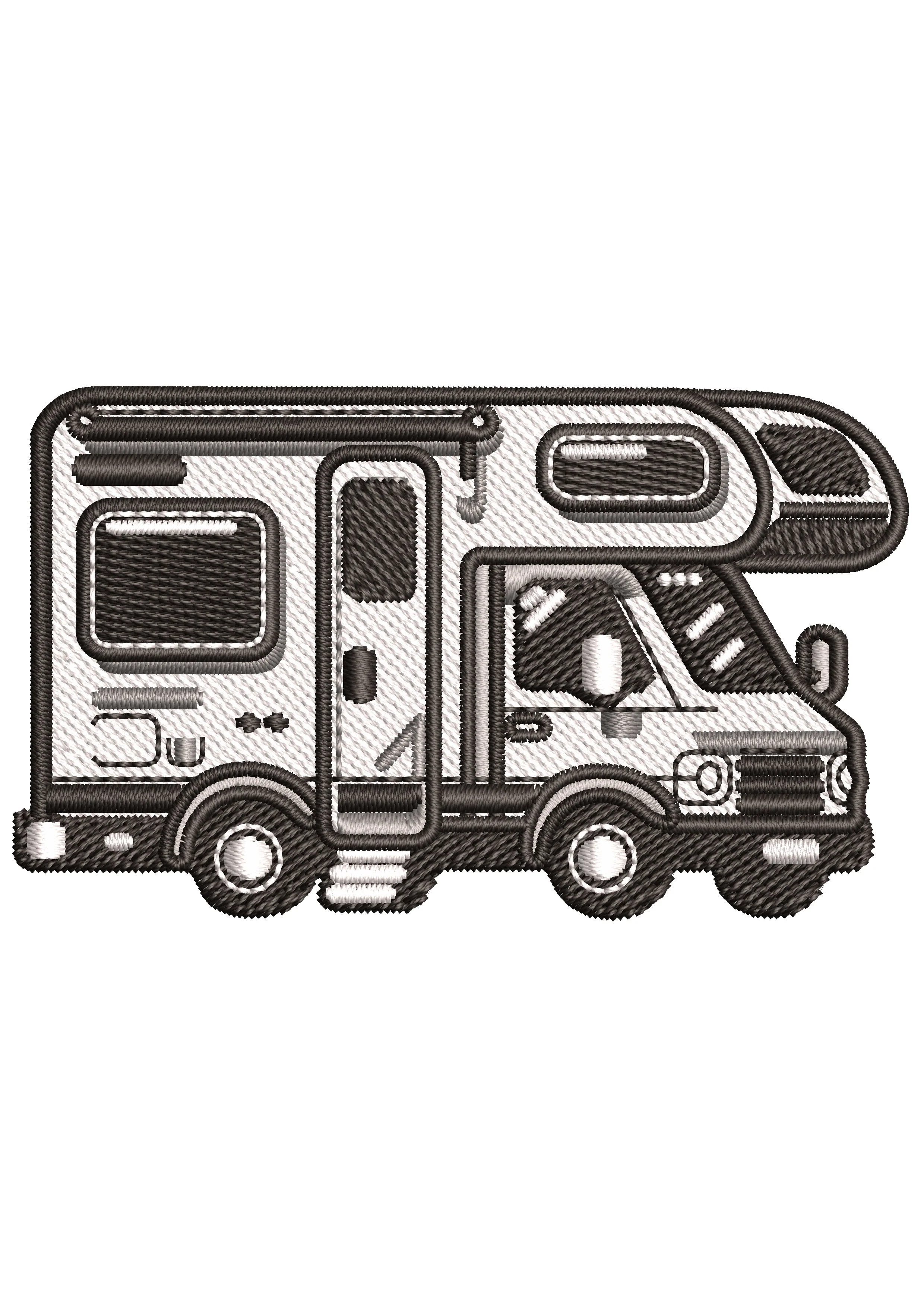 Truck of Ice Embroidery Design