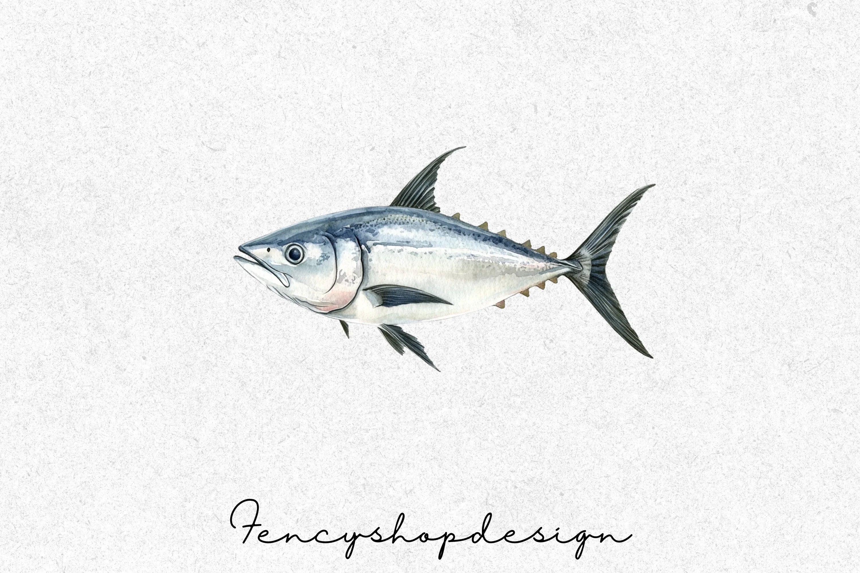 Tuna Fish Clipart Bundle - Image 4