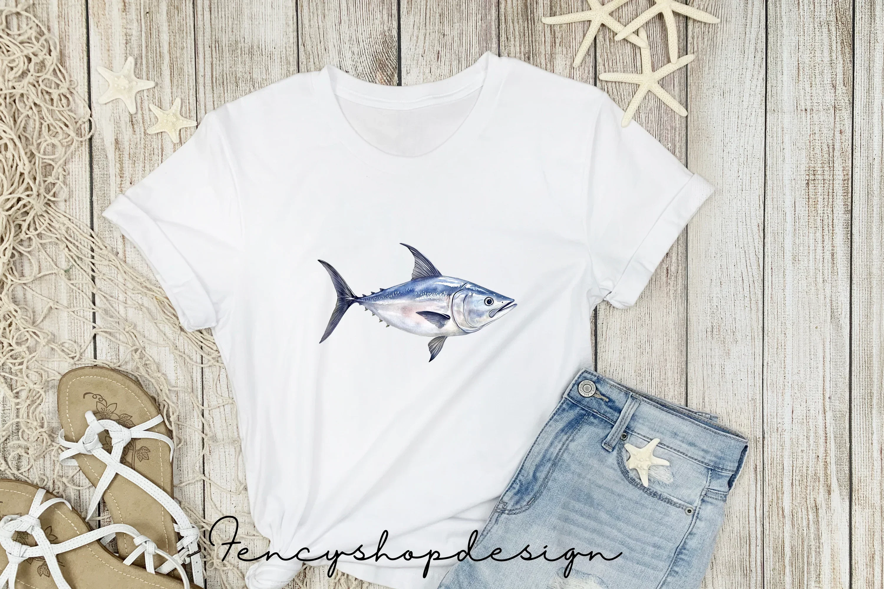 Tuna Fish Clipart Bundle - Image 5