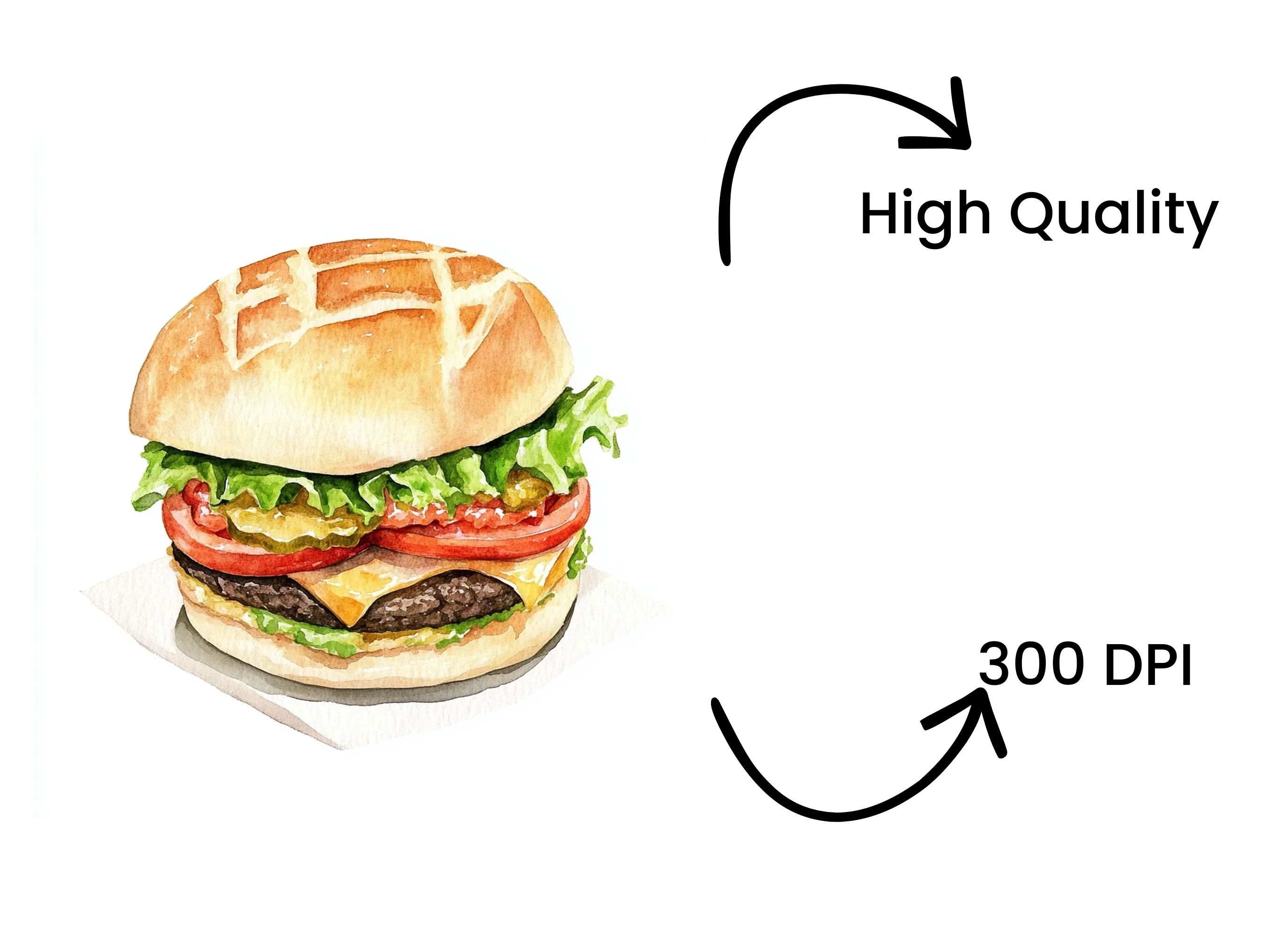 Two Burgers Clipart Bundle - Image 4