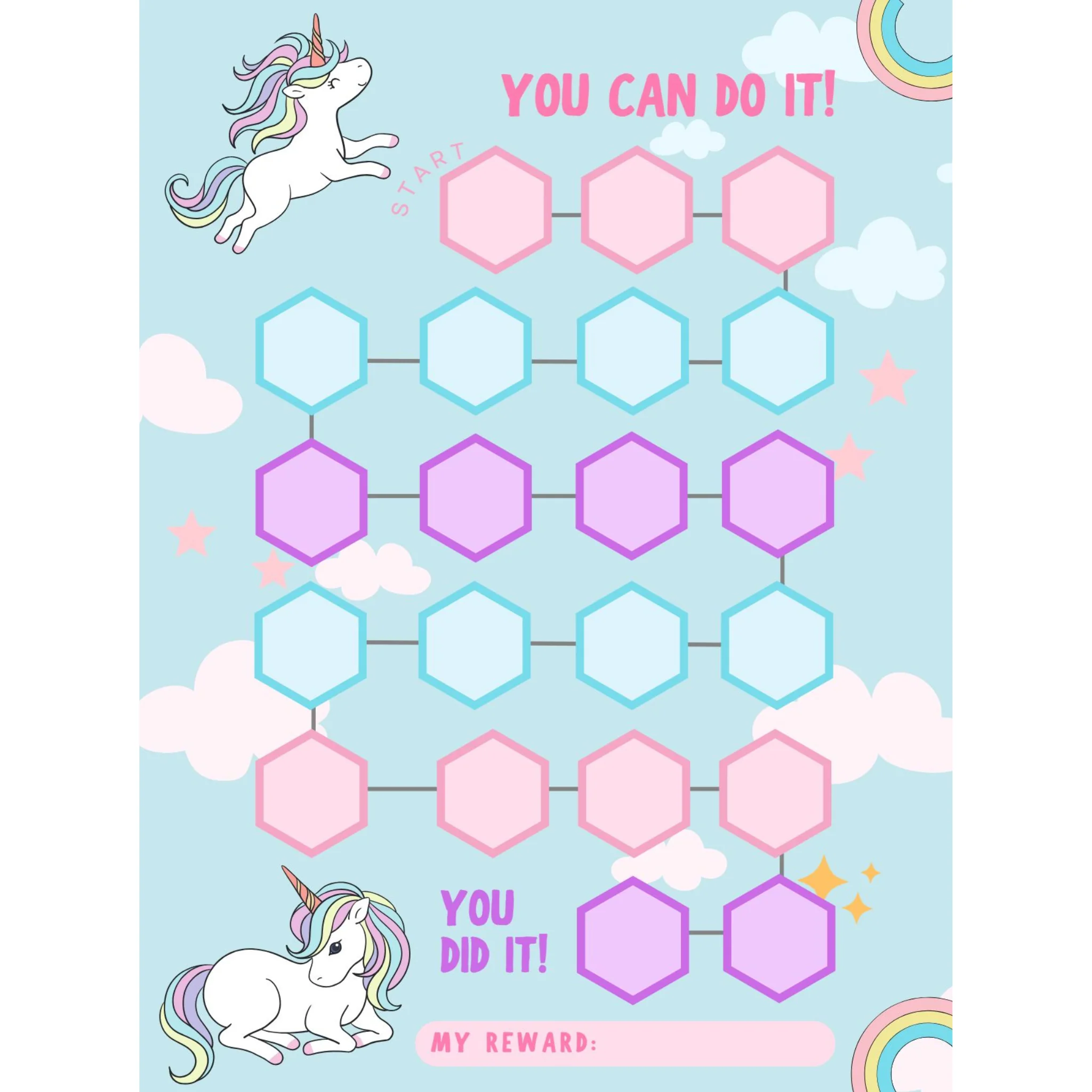 Unicorn Reward Chart Printable - Image 3