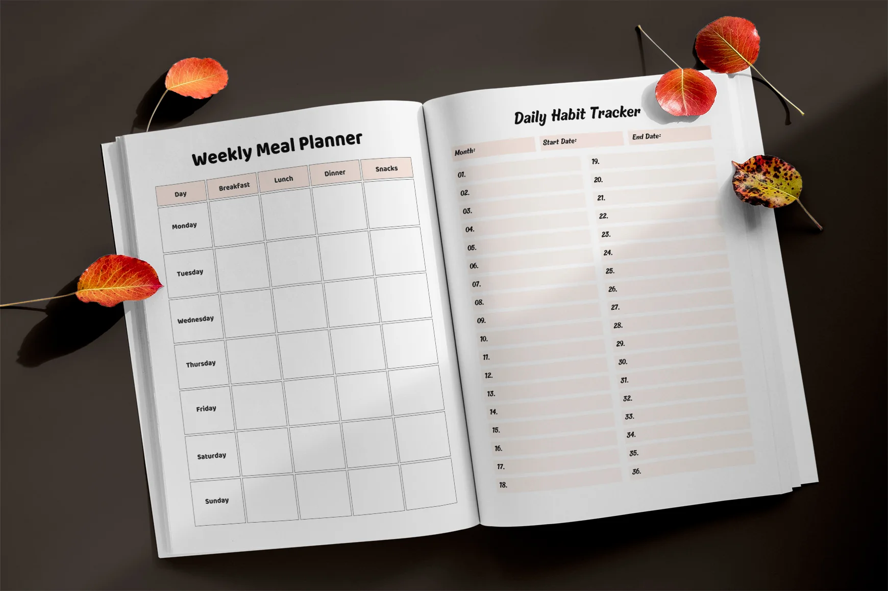 Printable Planner KDP Interior - Image 3