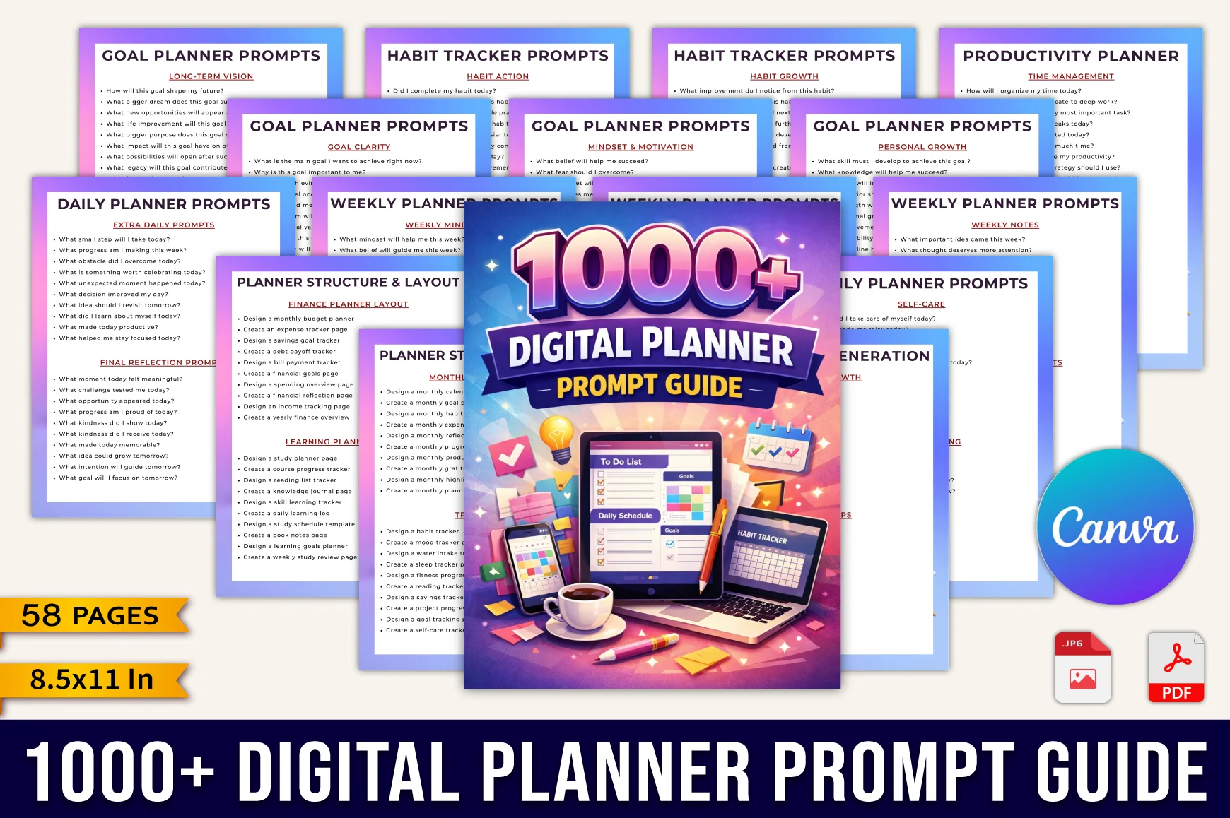 Digital Planner Prompt Guide