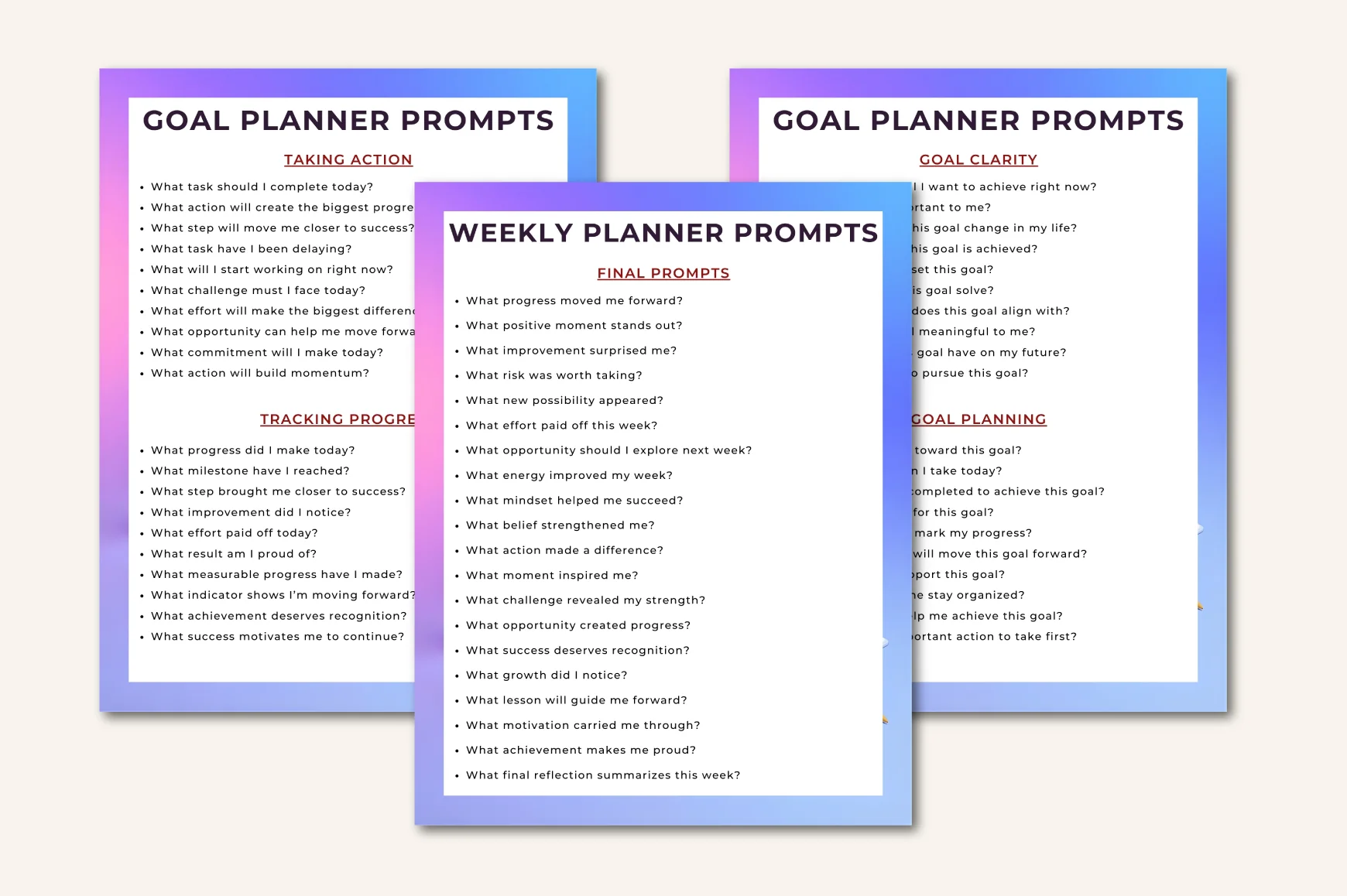 Digital Planner Prompt Guide - Image 6