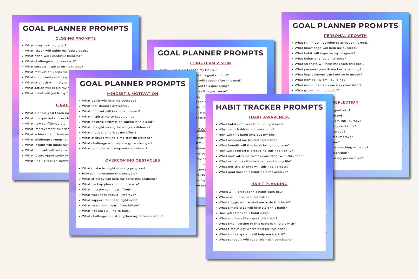 Digital Planner Prompt Guide - Image 7