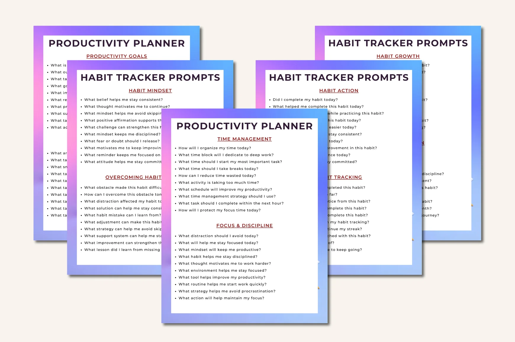 Digital Planner Prompt Guide - Image 8