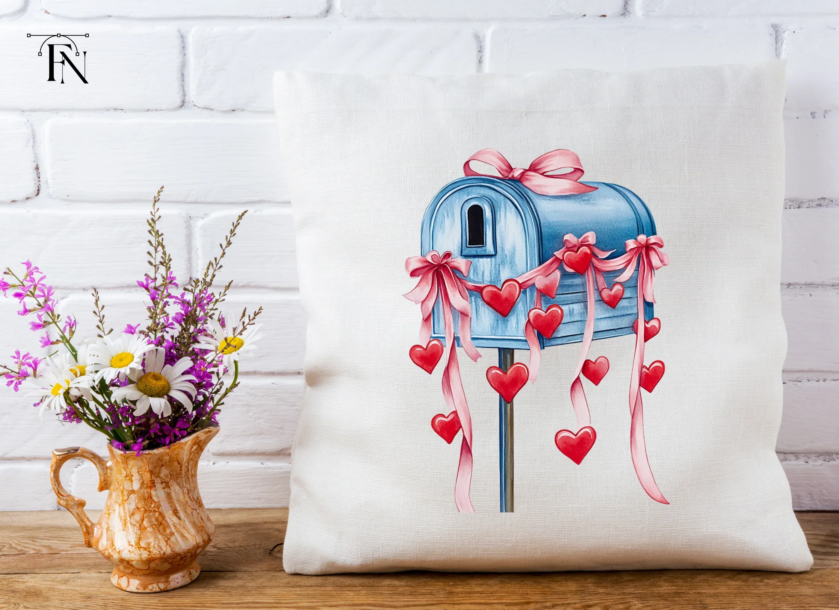 Valentine Mailbox Clipart Bundle - Image 5